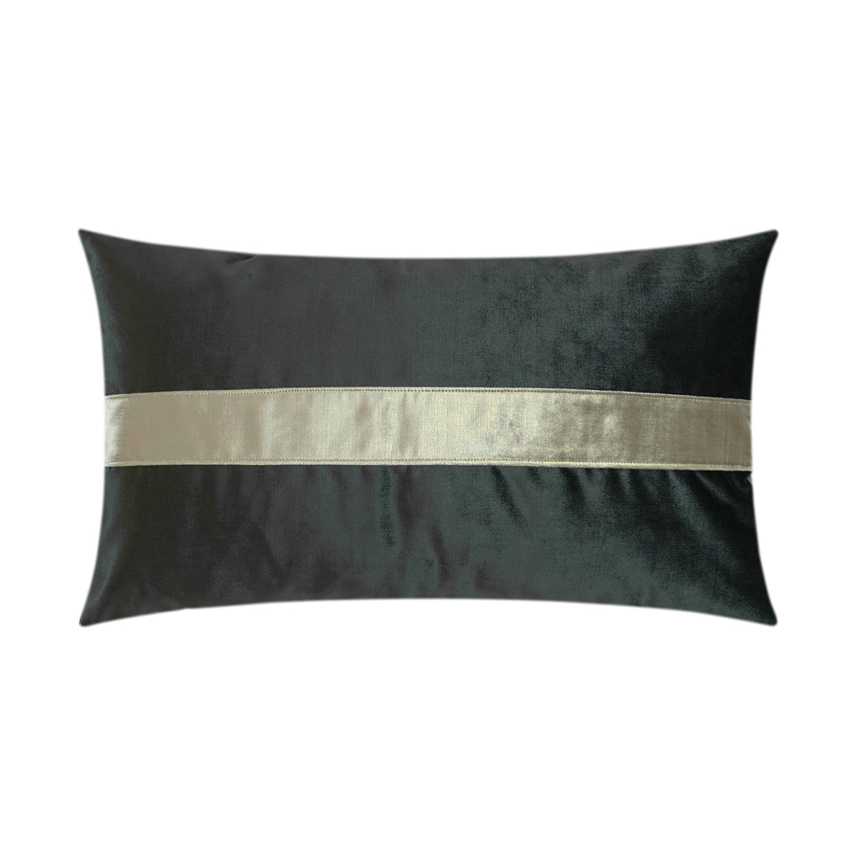 D.V. Kap Home Iridescence Band Lumbar Pillow - Graphite