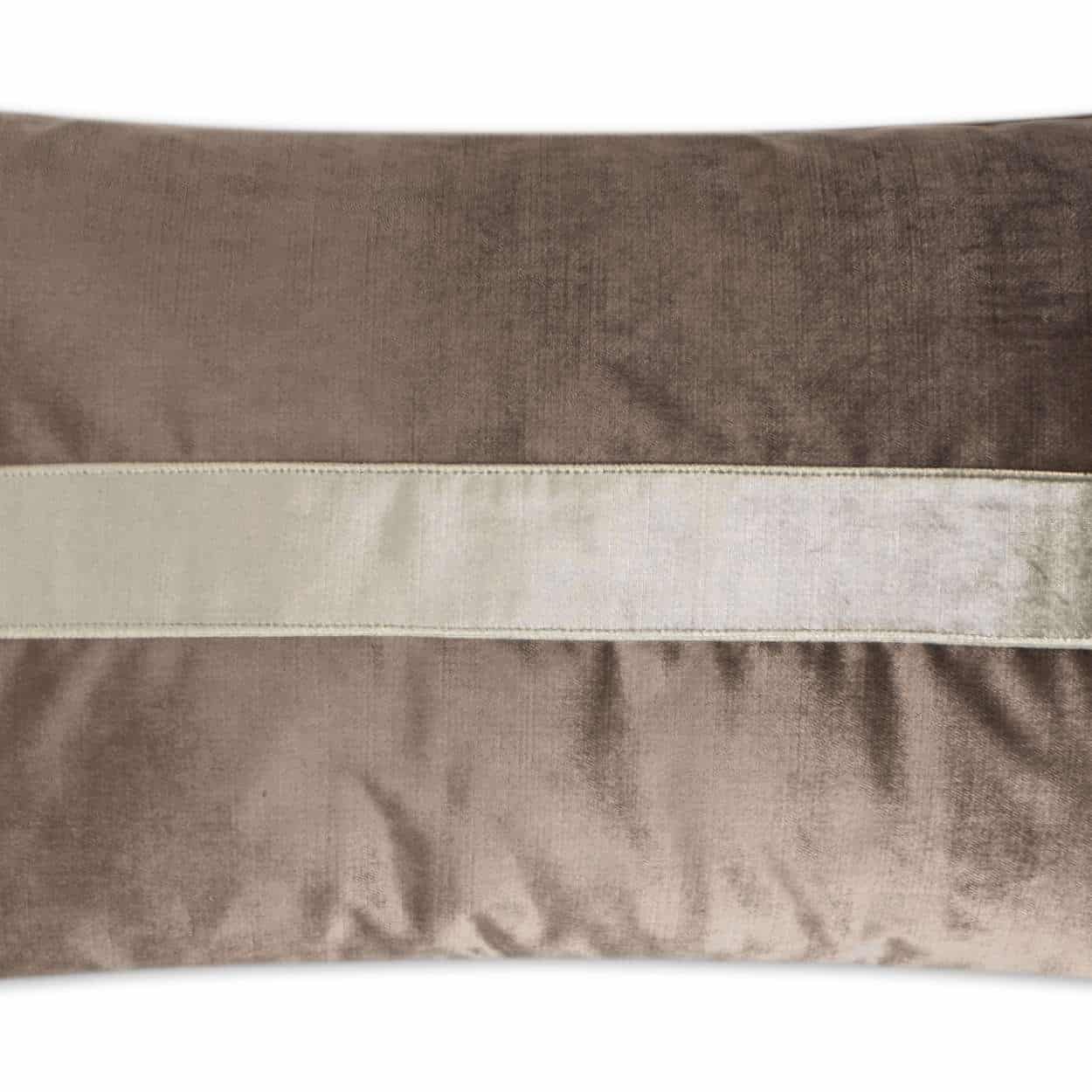 D.V. Kap Home Iridescence Band Lumbar Pillow - Latte