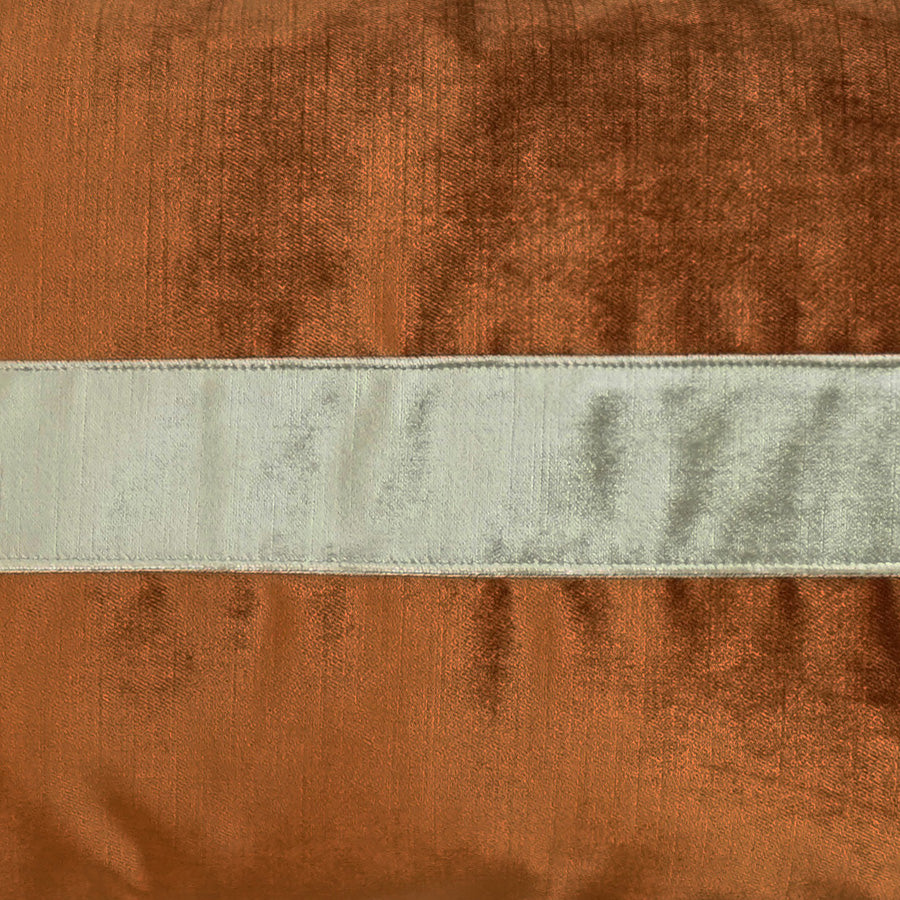 D.V. Kap Home Iridescence Band Lumbar Pillow - Orange