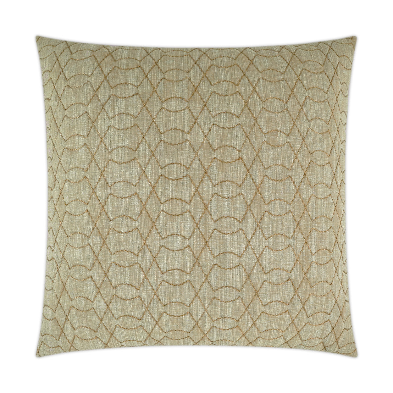 D.V. Kap Home Shipka Pillow - Brass