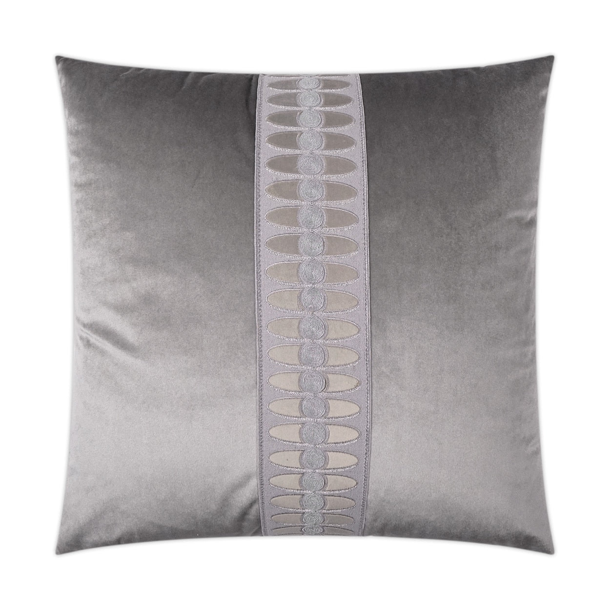 D.V. Kap Home Mati Velvet Pillow - Smoke