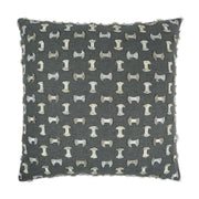 D.V. Kap Home Frayed Pillow - Gunmetal
