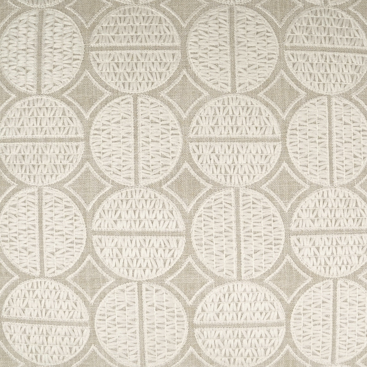 D.V. Kap Home Medallions Pillow - Oyster