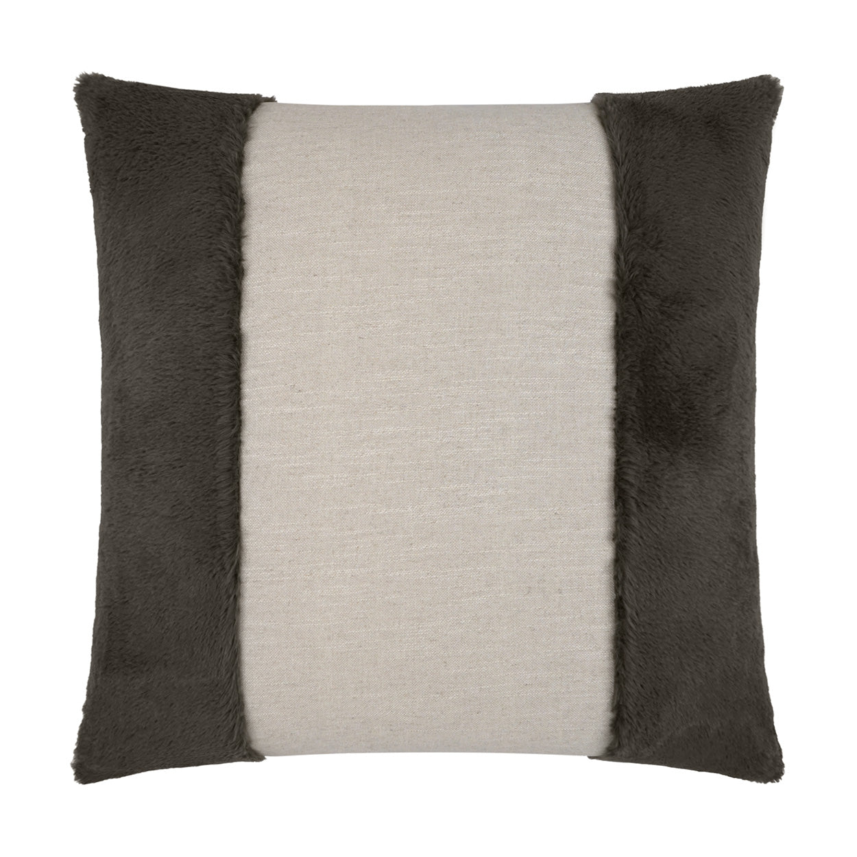 D.V. Kap Home Courchevel Pillow - Grey Brown