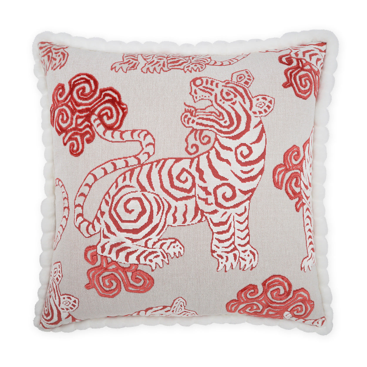 D.V. Kap Home Akbar Pillow - Coral