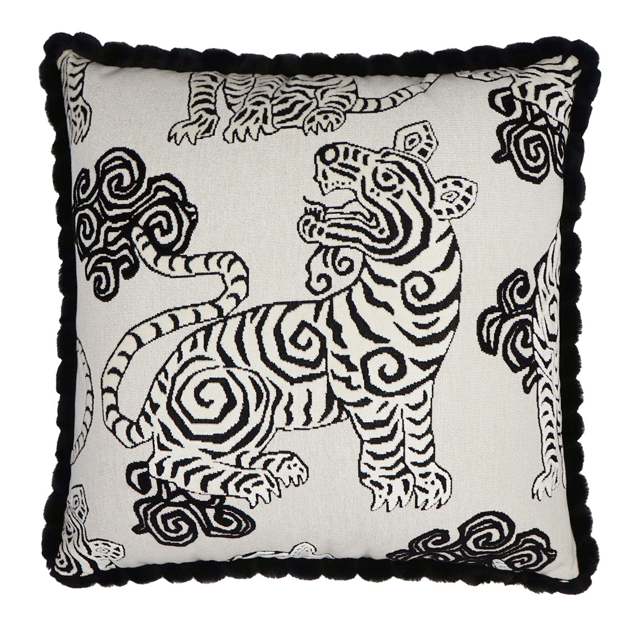D.V. Kap Home Akbar Pillow - Tuxedo