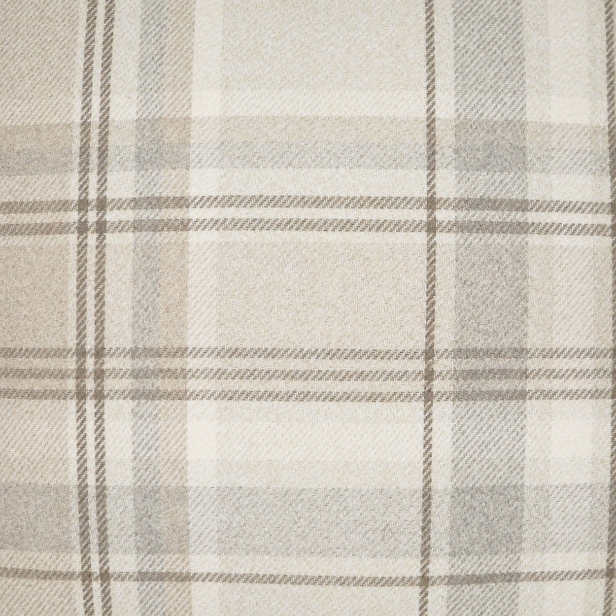 D.V. Kap Home Tartan Pillow - Buff
