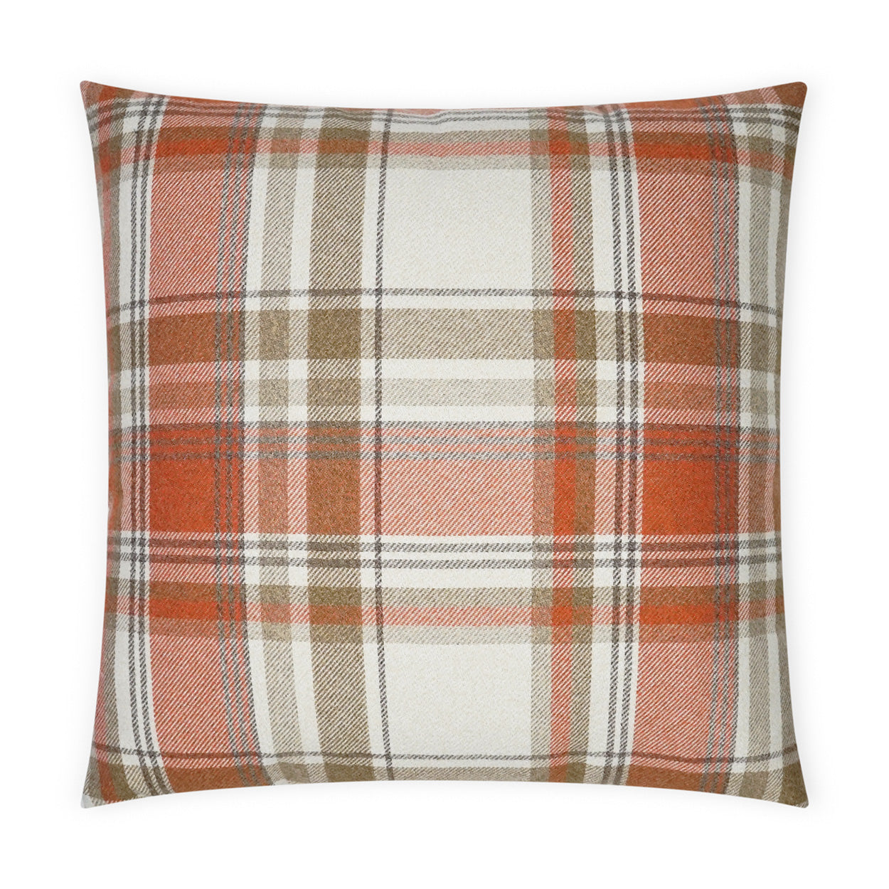 D.V. Kap Home Tartan Pillow - Hickory