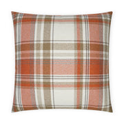 D.V. Kap Home Tartan Pillow - Hickory