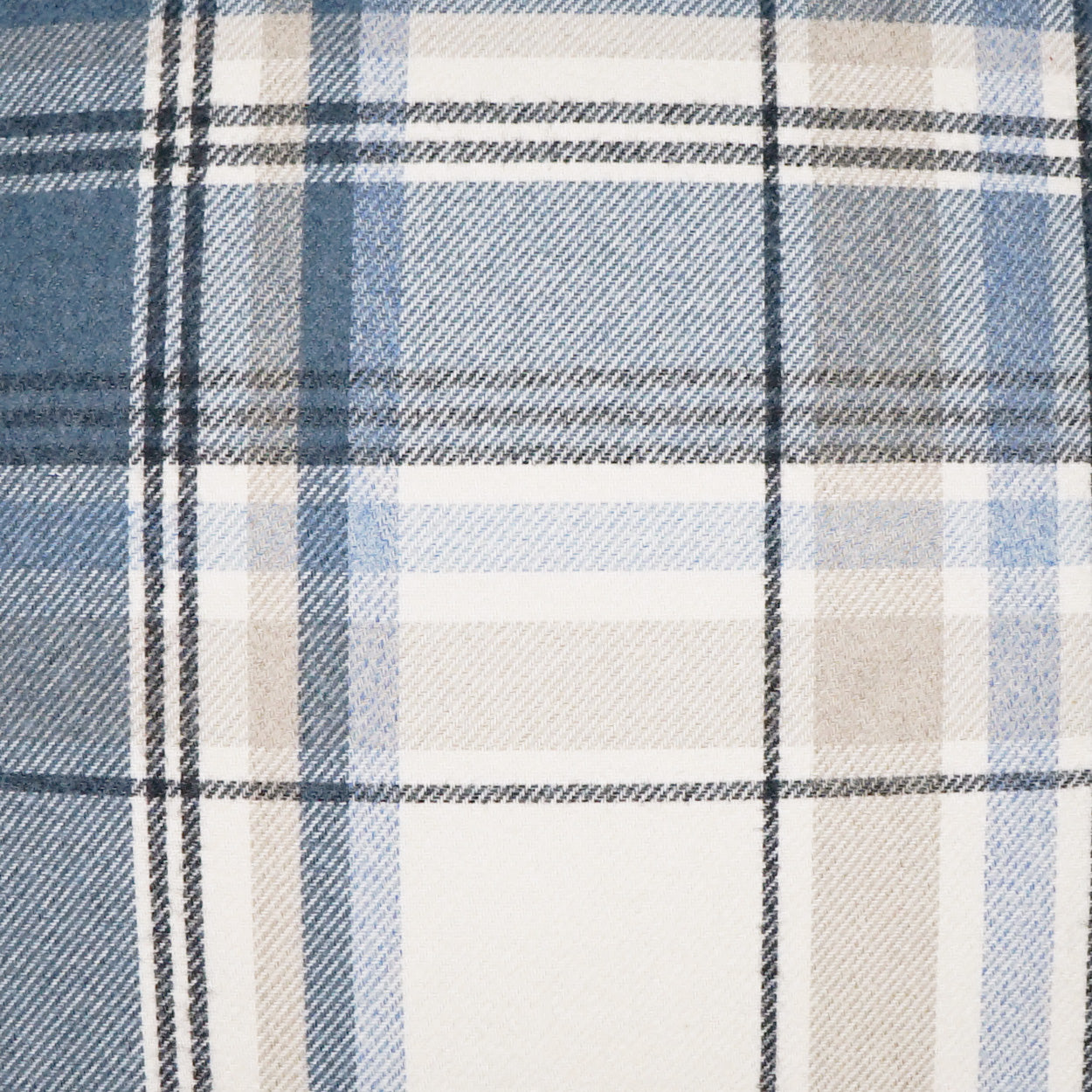 D.V. Kap Home Tartan Pillow - Navy