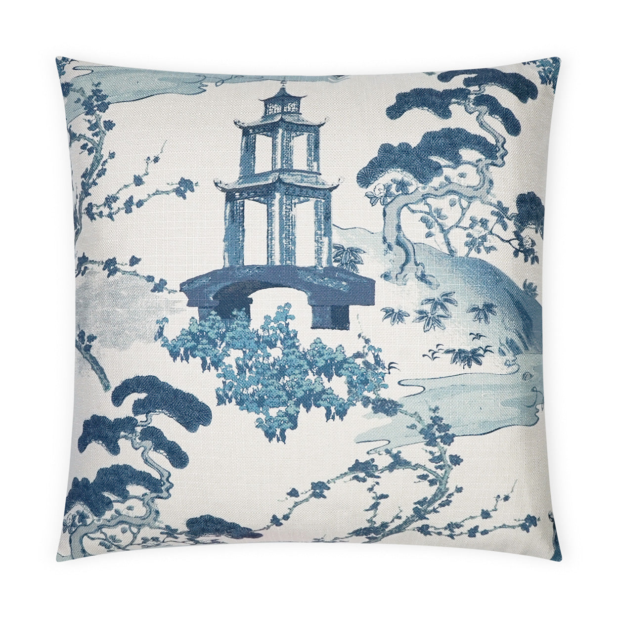 D.V. Kap Home Sakura Pillow - Indigo