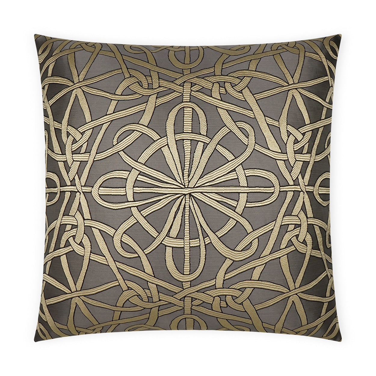 D.V. Kap Home Slip Knot Pillow - Charcoal