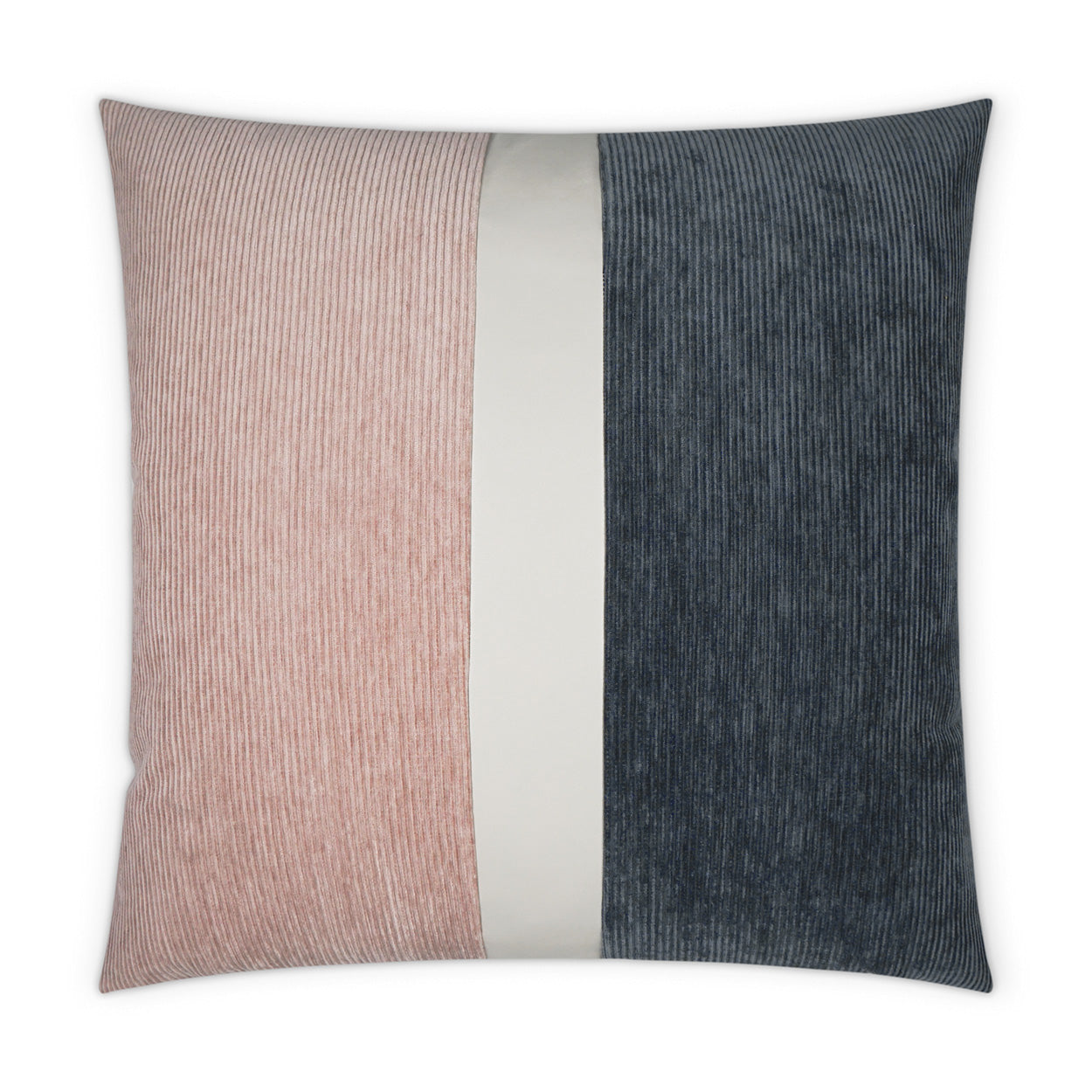 D.V. Kap Home Ridges Band Pillow - Blush/Cadet