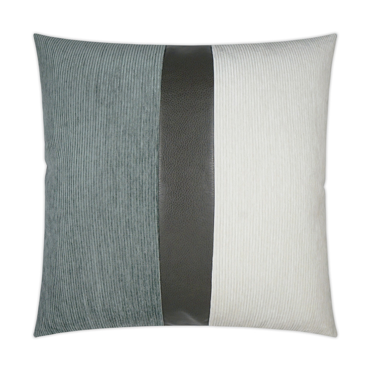 D.V. Kap Home Ridges Band Pillow - Haze/Ivory