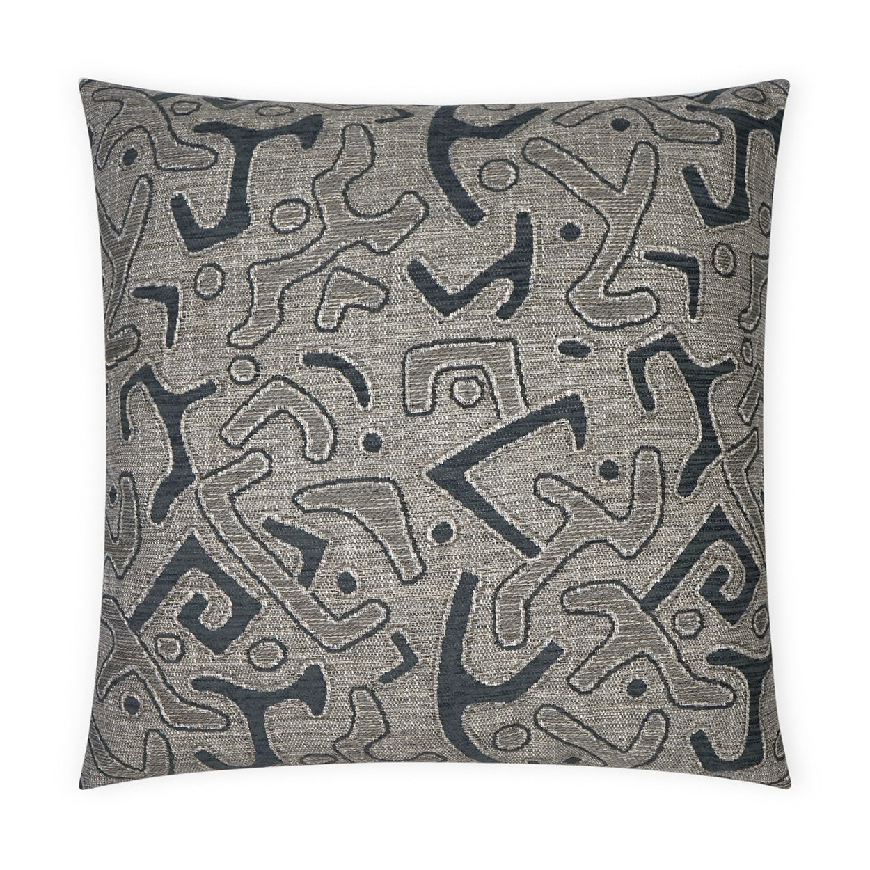 D.V. Kap Home Kuba Pillow - Coal