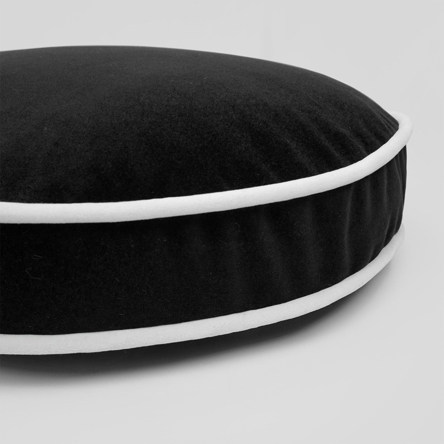 D.V. Kap Home Posh Circle Pillow - Black