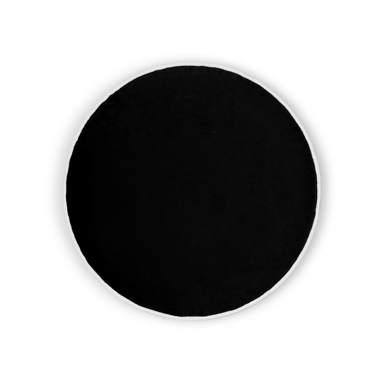 D.V. Kap Home Posh Circle Pillow - Black