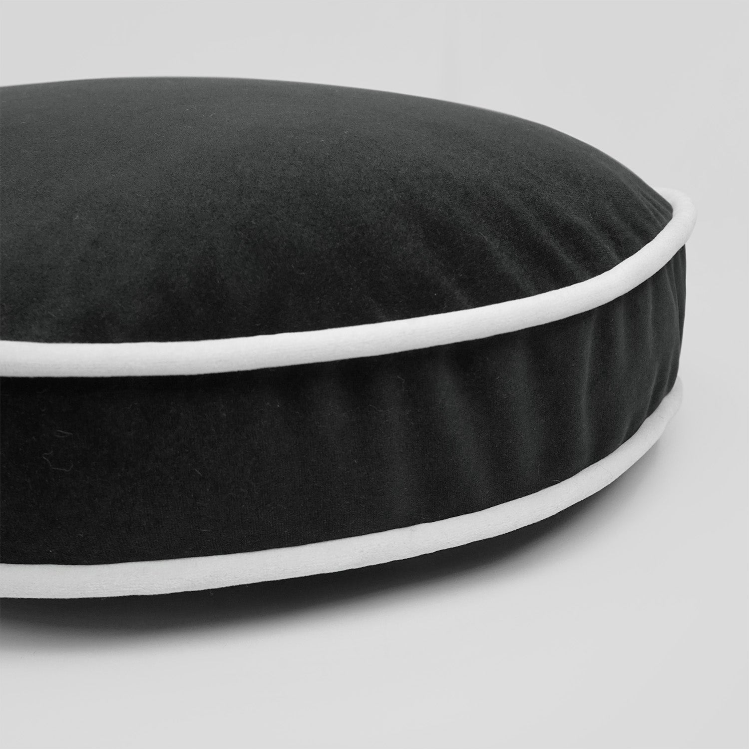 D.V. Kap Home Posh Circle Pillow - Charcoal