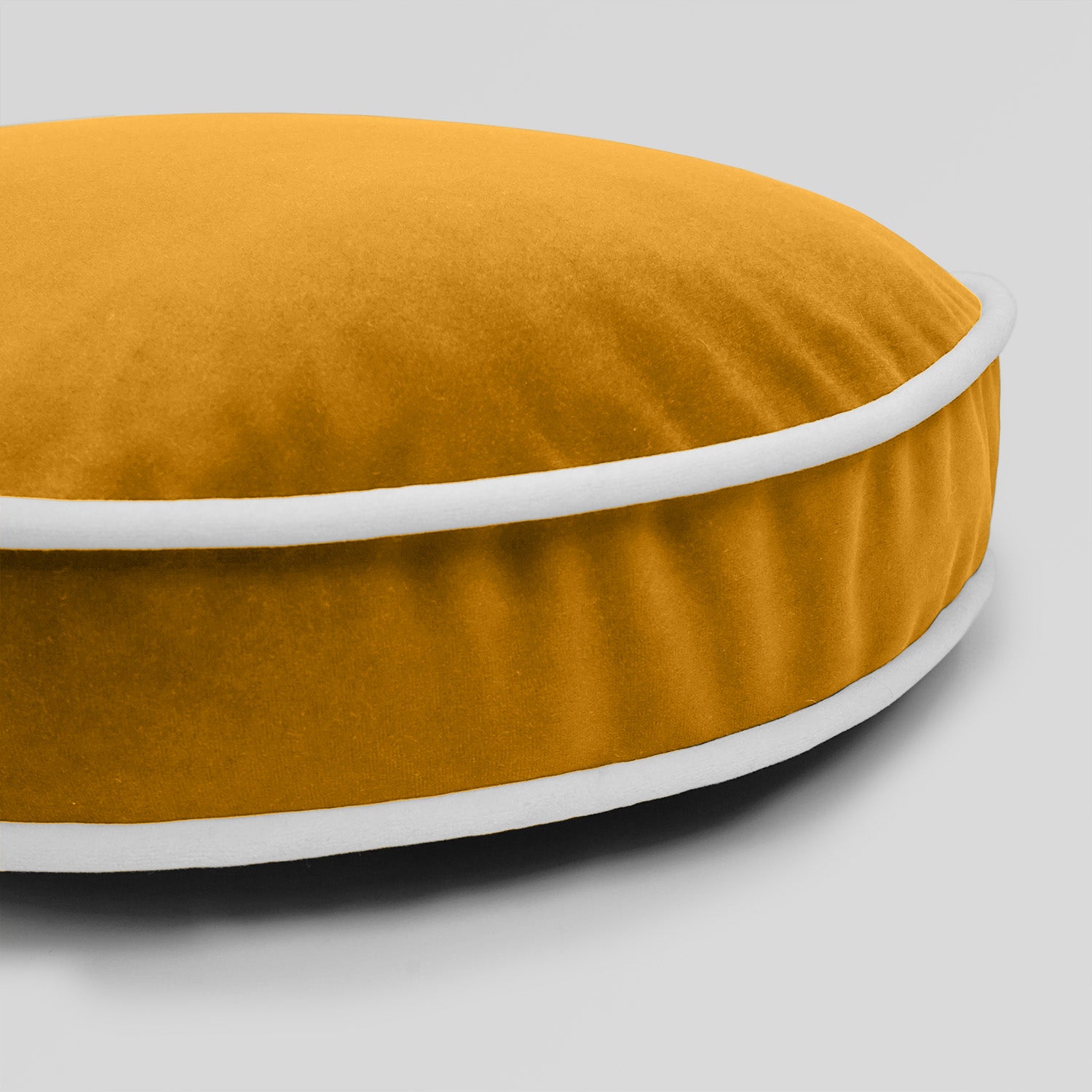 D.V. Kap Home Posh Circle Pillow - Mustard
