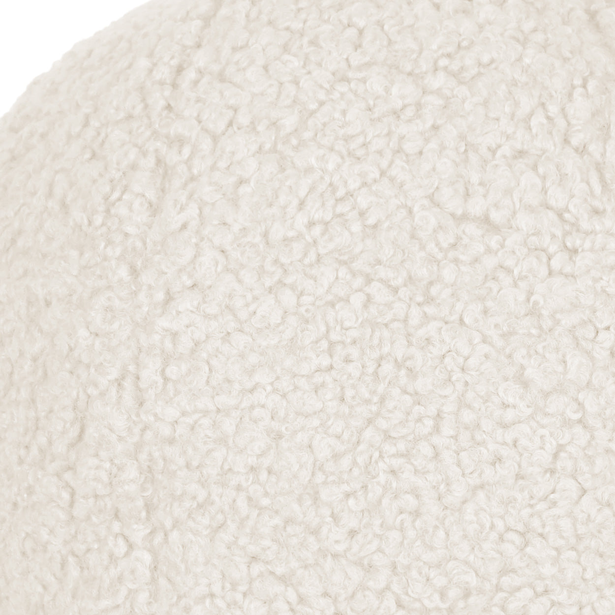 D.V. Kap Home Poodle Ball Pillow - Ivory (12" x 12")