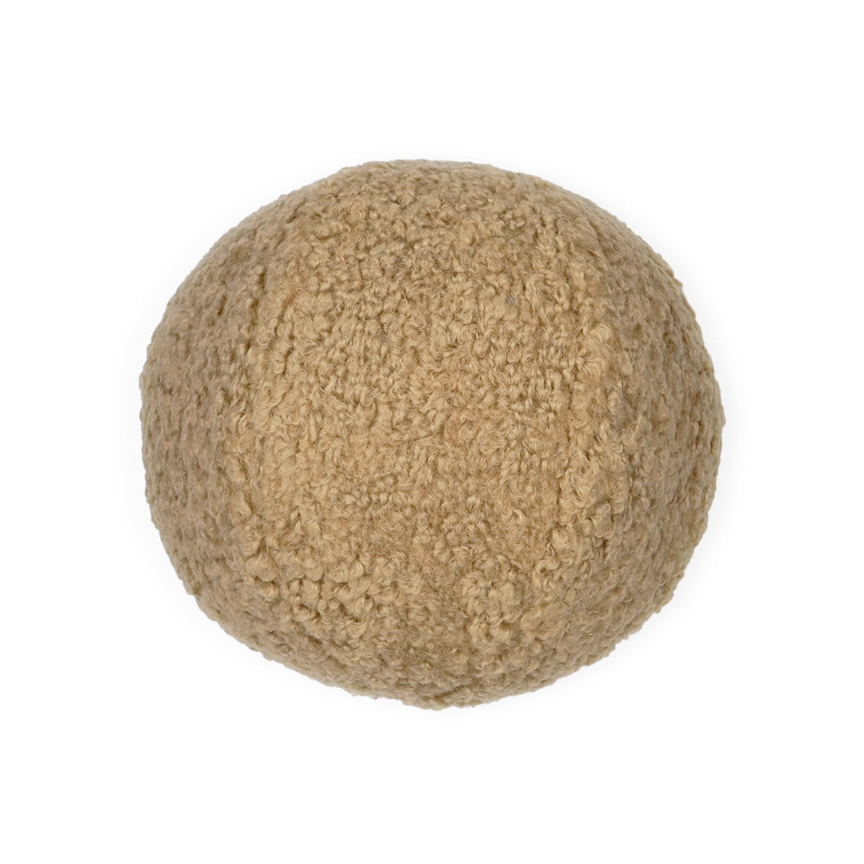 D.V. Kap Home Poodle Ball Pillow - Latte (12" x 12")