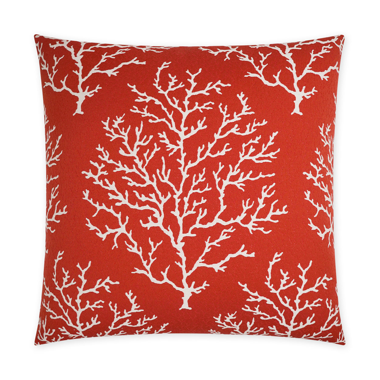 D.V. Kap Home Coral Craze Pillow - Red