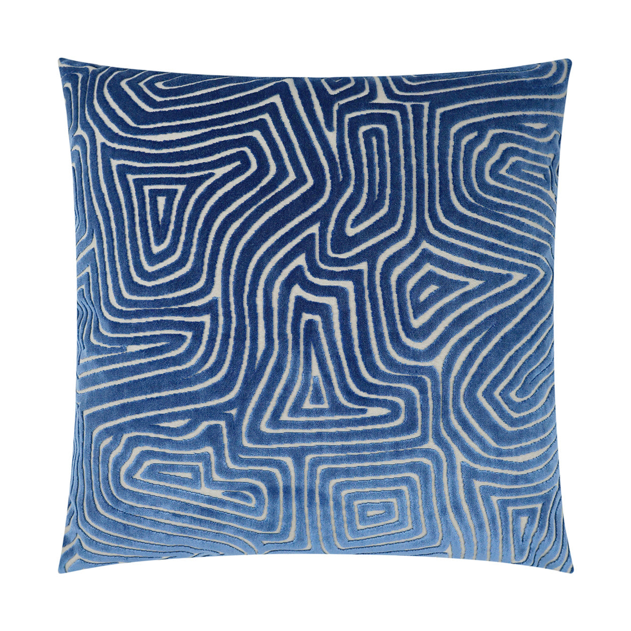 D.V. Kap Home Vertigo Pillow - Blue