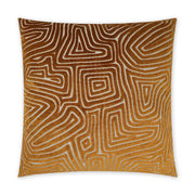 D.V. Kap Home Vertigo Pillow - Rust