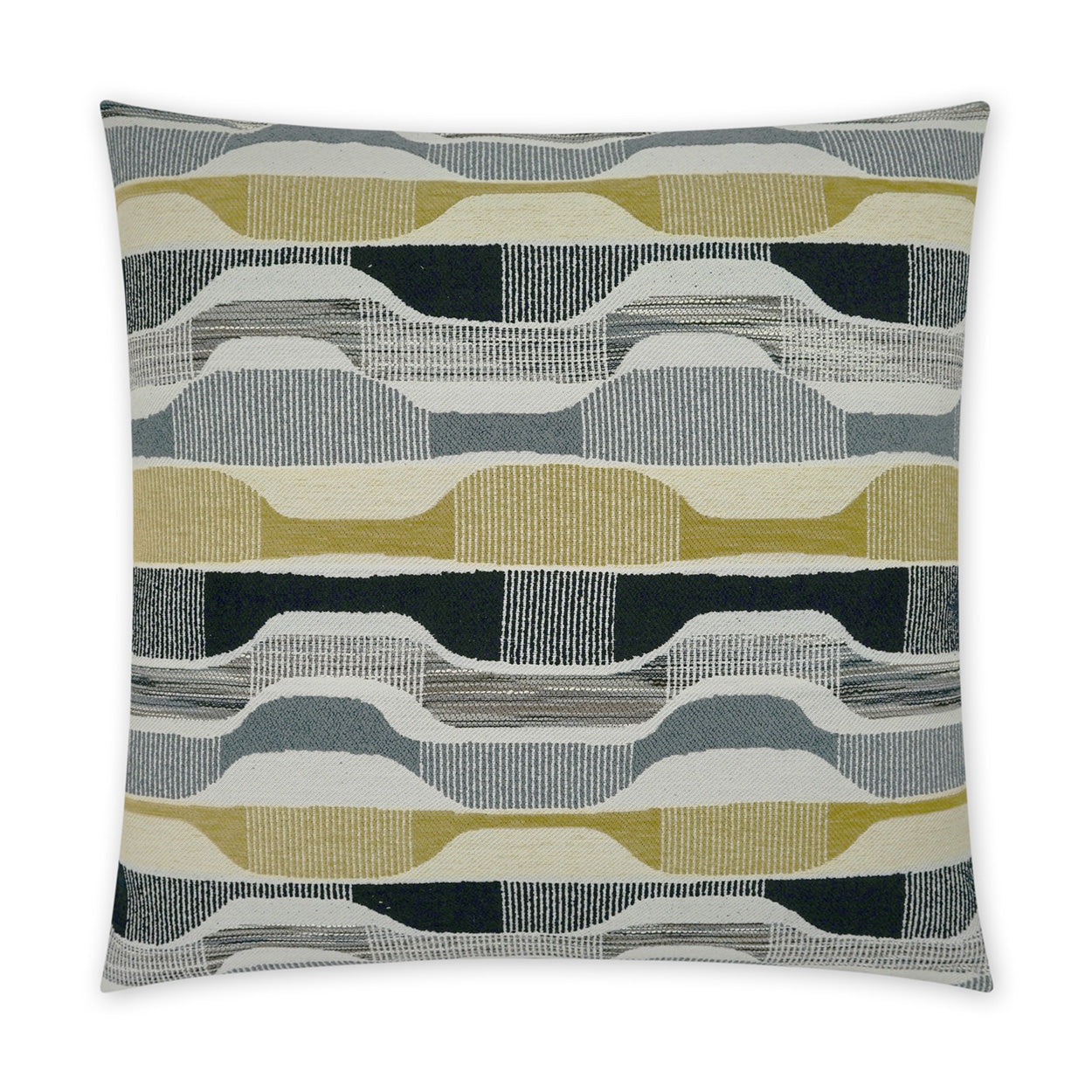 D.V. Kap Home Ebb & Flow Pillow - Onyx