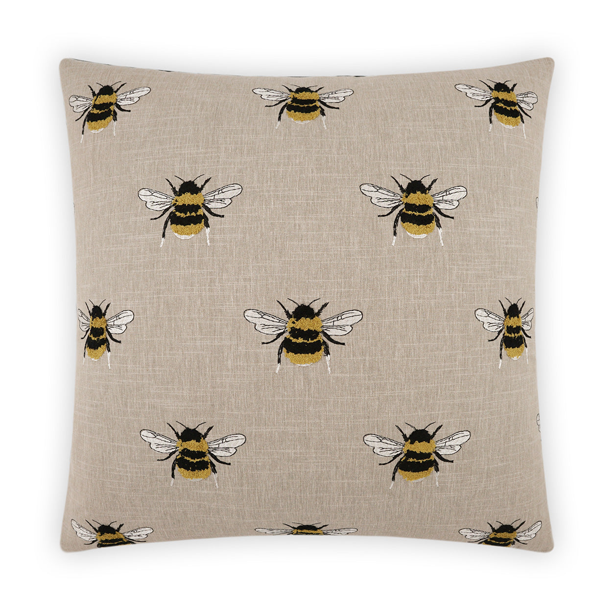 D.V. Kap Home Busy Bee Pillow - Linen