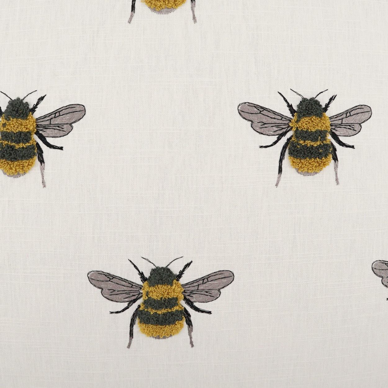 D.V. Kap Home Busy Bee Pillow - White