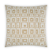 D.V. Kap Home Cubic Pillow - White