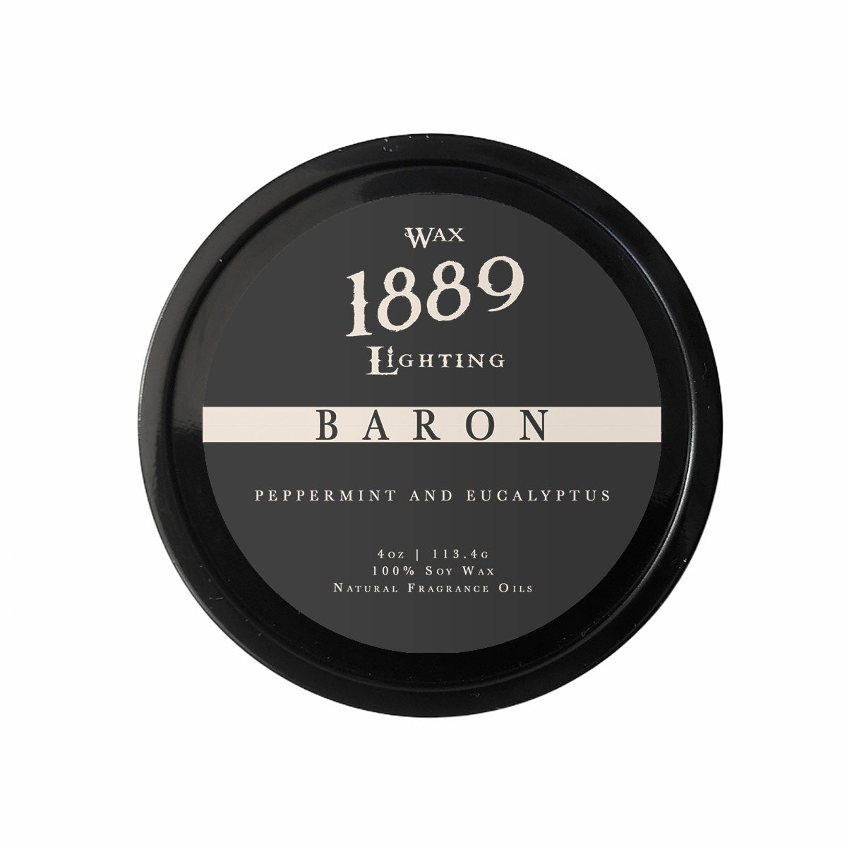 1889 Wax Lighting Mini Candle Tin - Baron