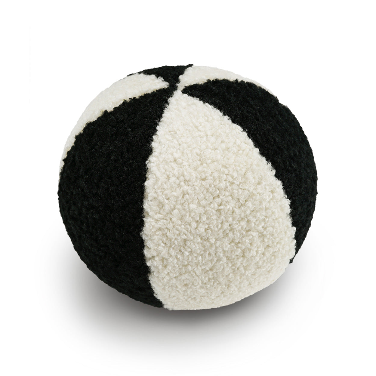 D.V. Kap Home Poodle Ball II Pillow - Ivory/Jet