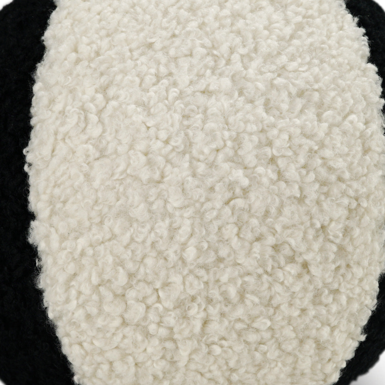 D.V. Kap Home Poodle Ball II Pillow - Ivory/Jet