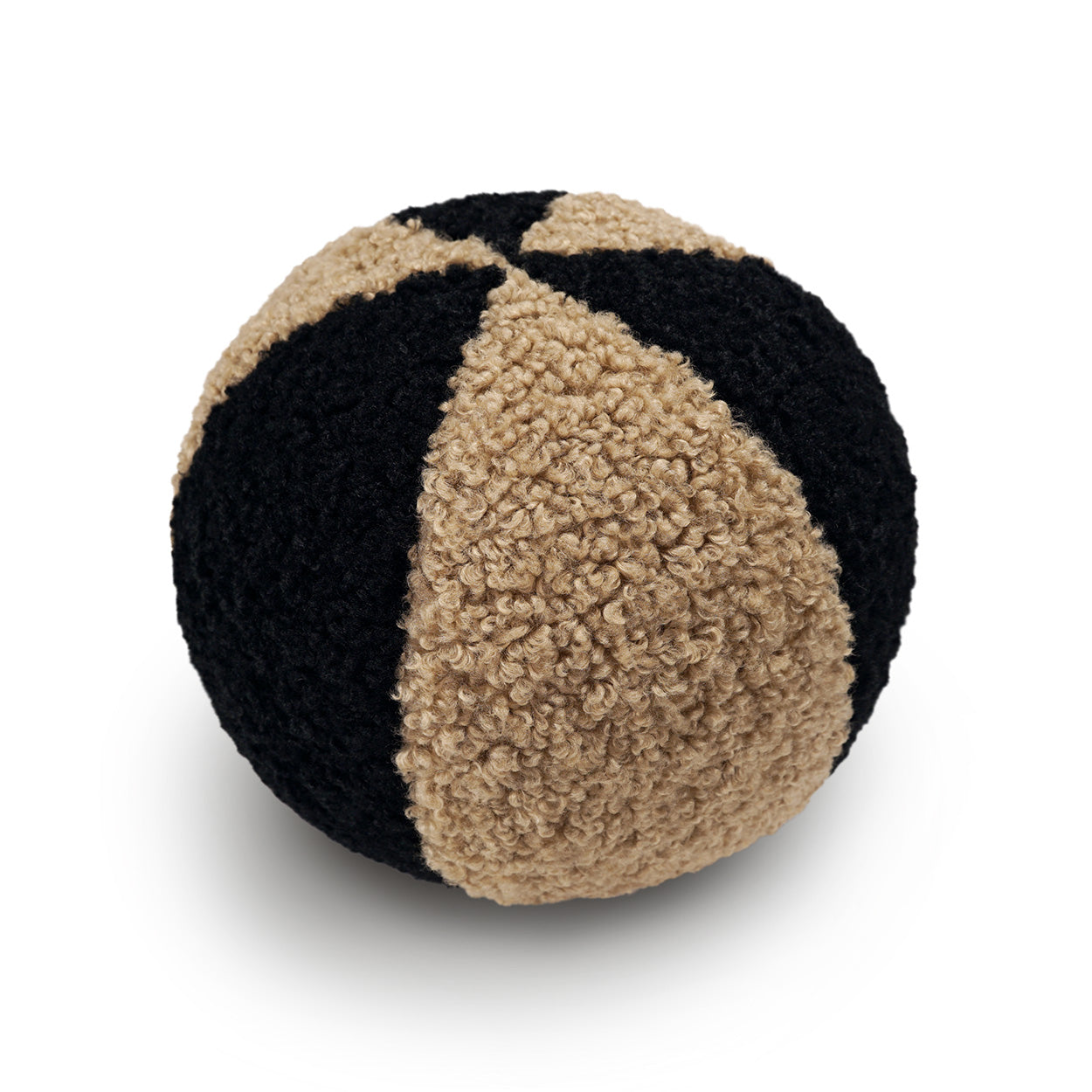 D.V. Kap Home Poodle Ball II Pillow - Jet/Latte