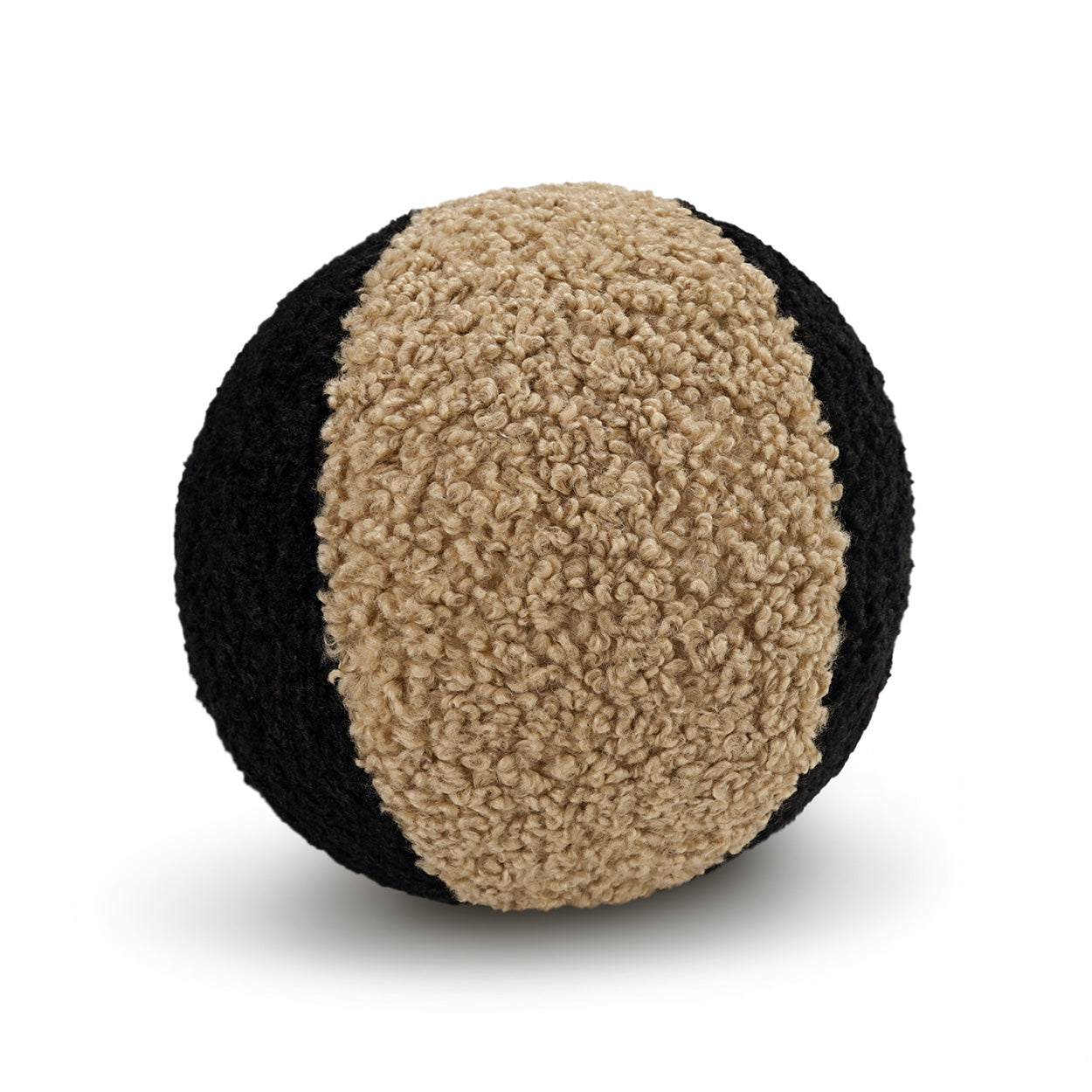 D.V. Kap Home Poodle Ball II Pillow - Jet/Latte