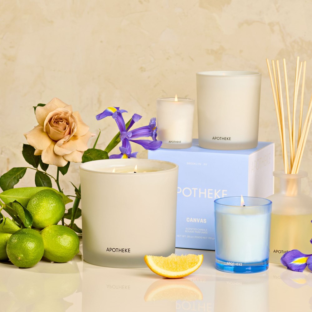 Apotheke Canvas Votive Candle