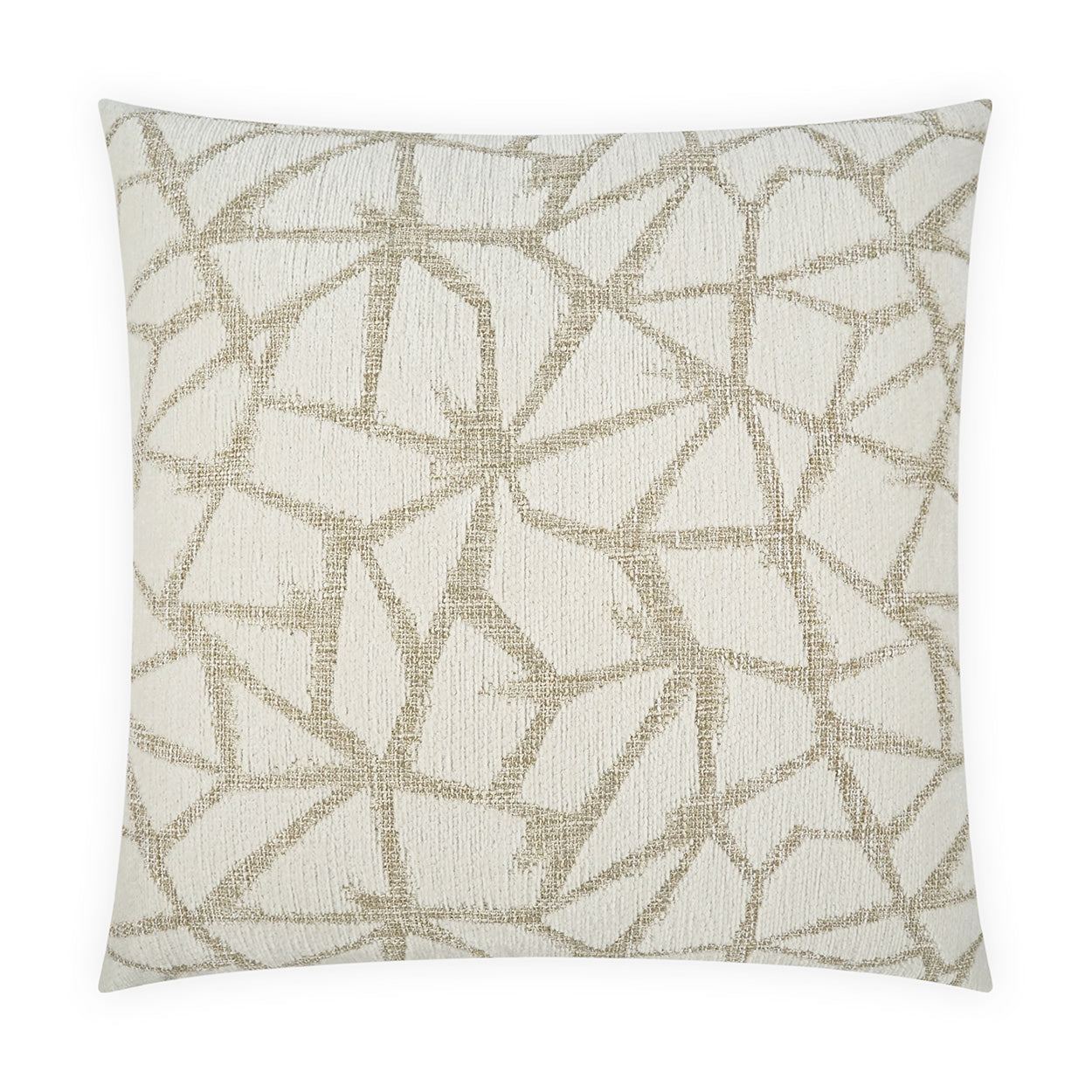 D.V. Kap Home Crackle Pillow - Vanilla