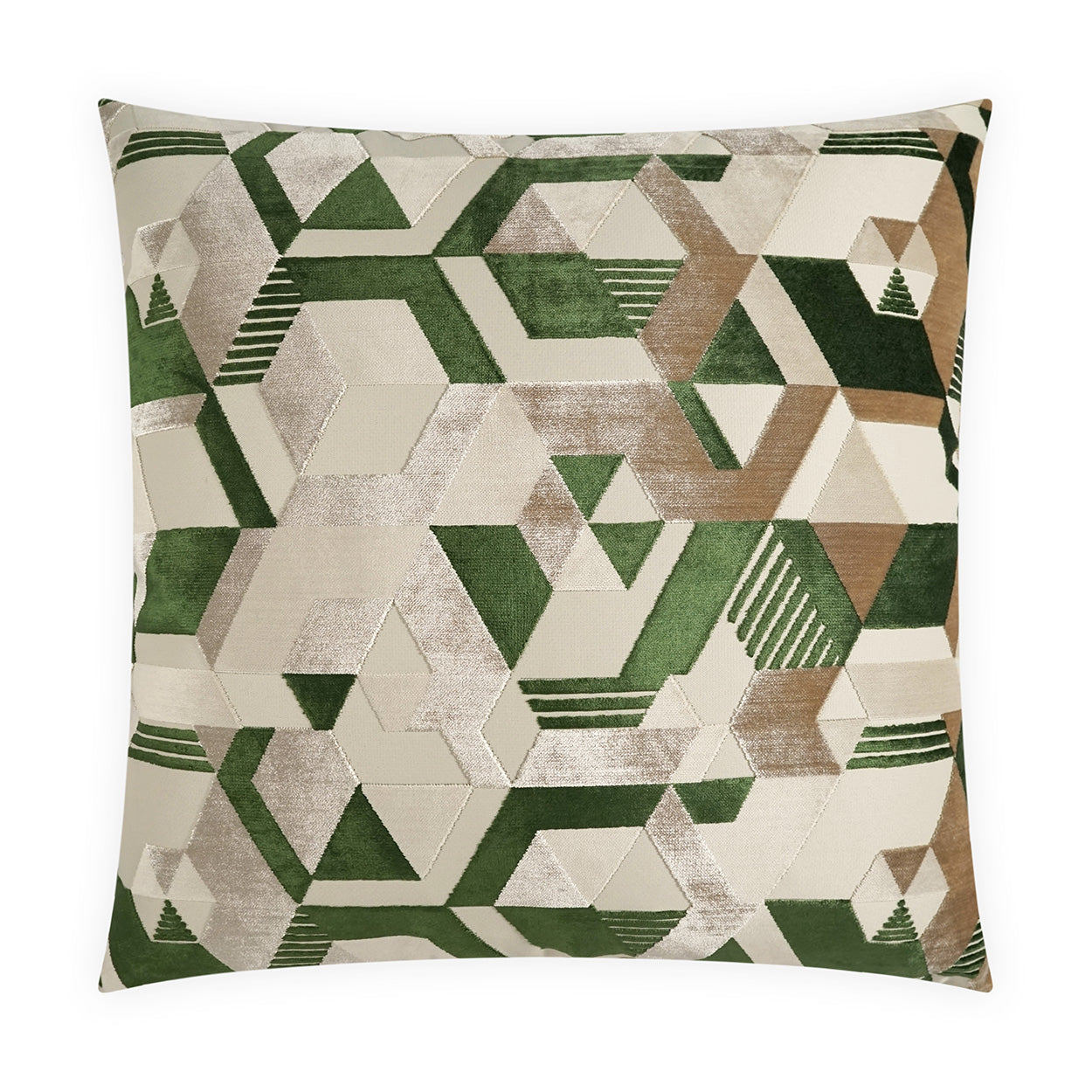 D.V. Kap Home Delaware Pillow - Emerald