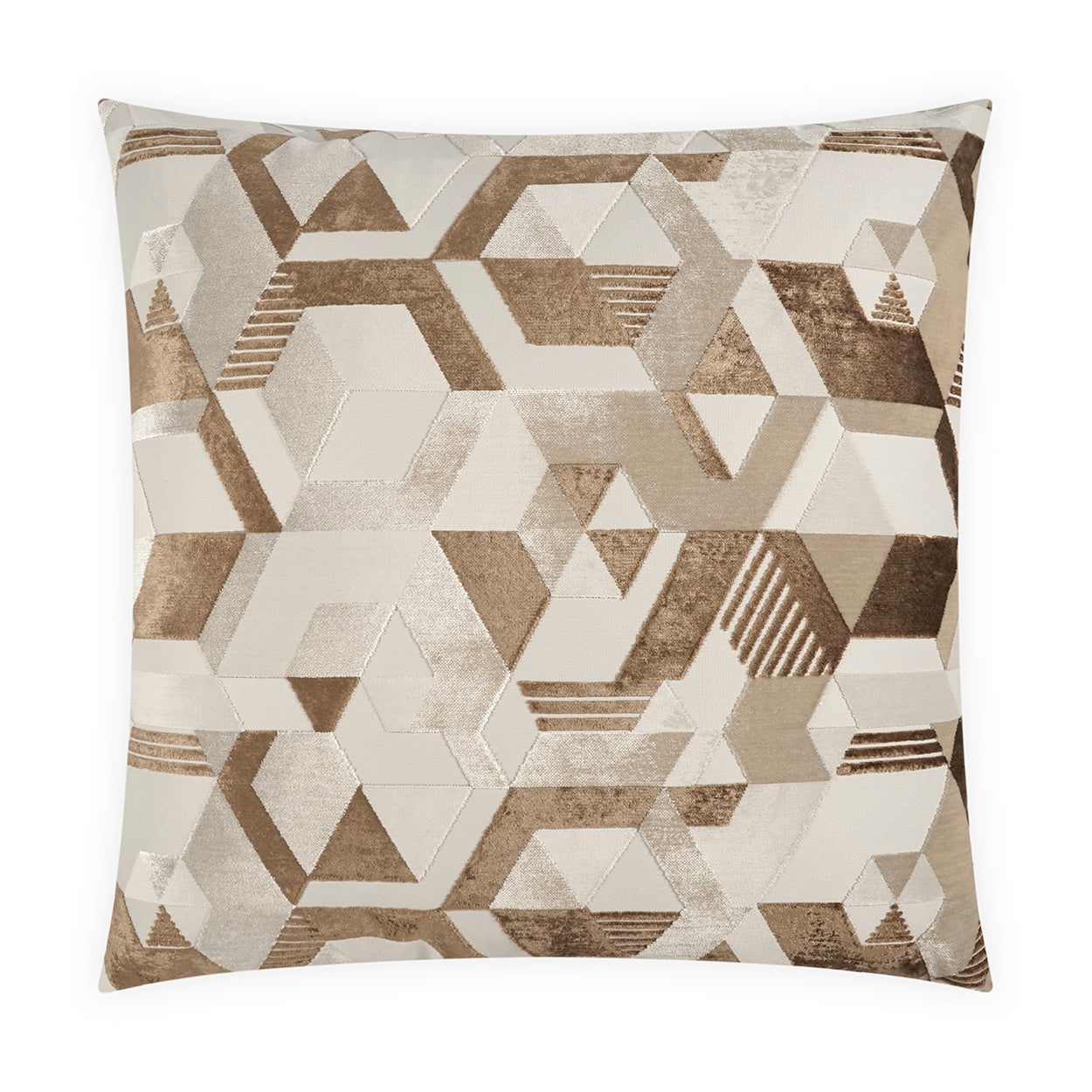 D.V. Kap Home Delaware Pillow - Taupe