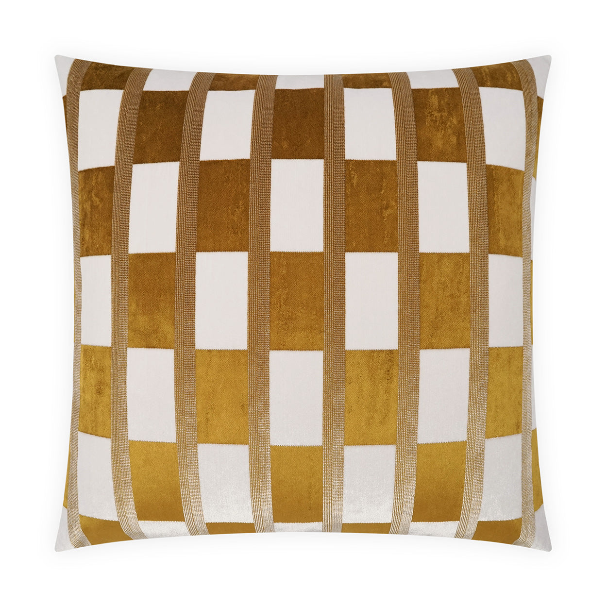 D.V. Kap Home Root Pillow - Mustard
