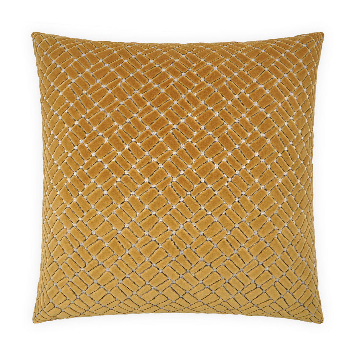 D.V. Kap Home Melvin Pillow - Mustard