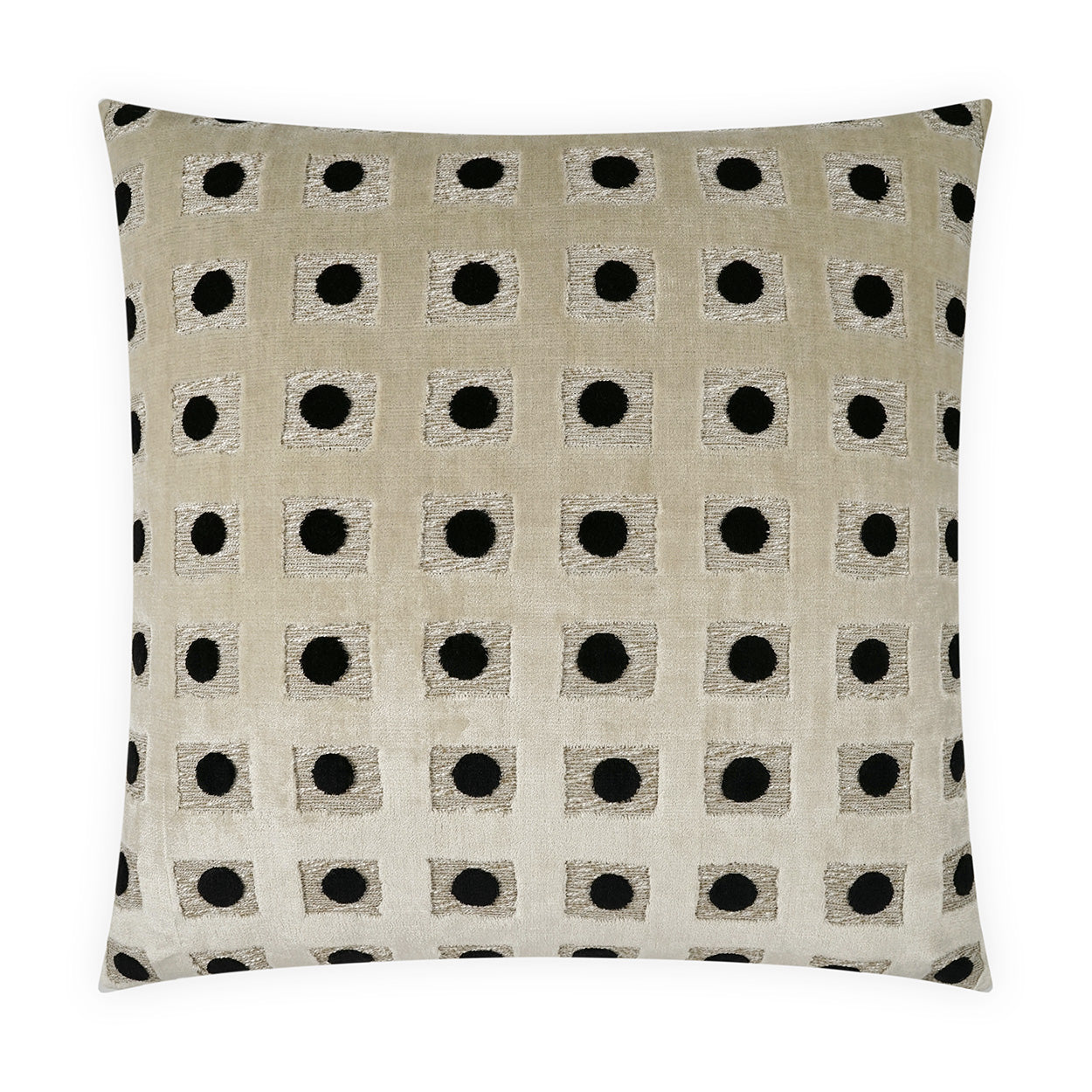 D.V. Kap Home Domino Pillow - Onyx