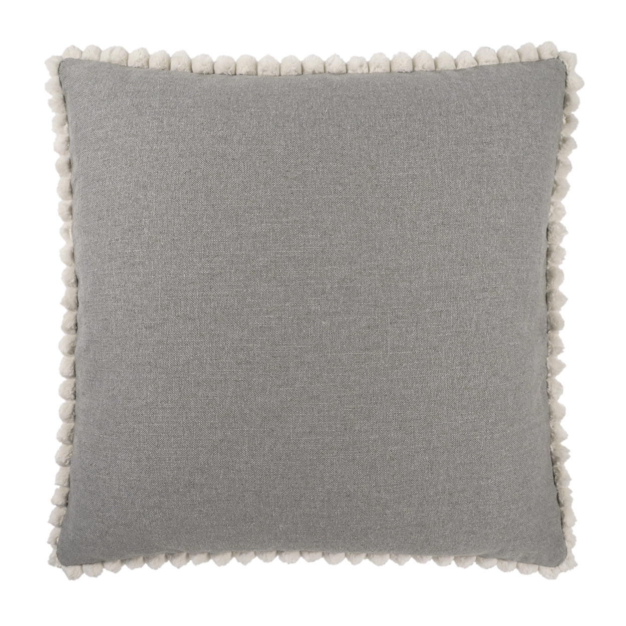 D.V. Kap Home Pom Chic Pillow - Grey