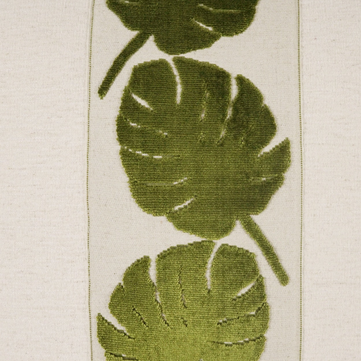 D.V. Kap Home Palm Leaf Pillow - Kiwi