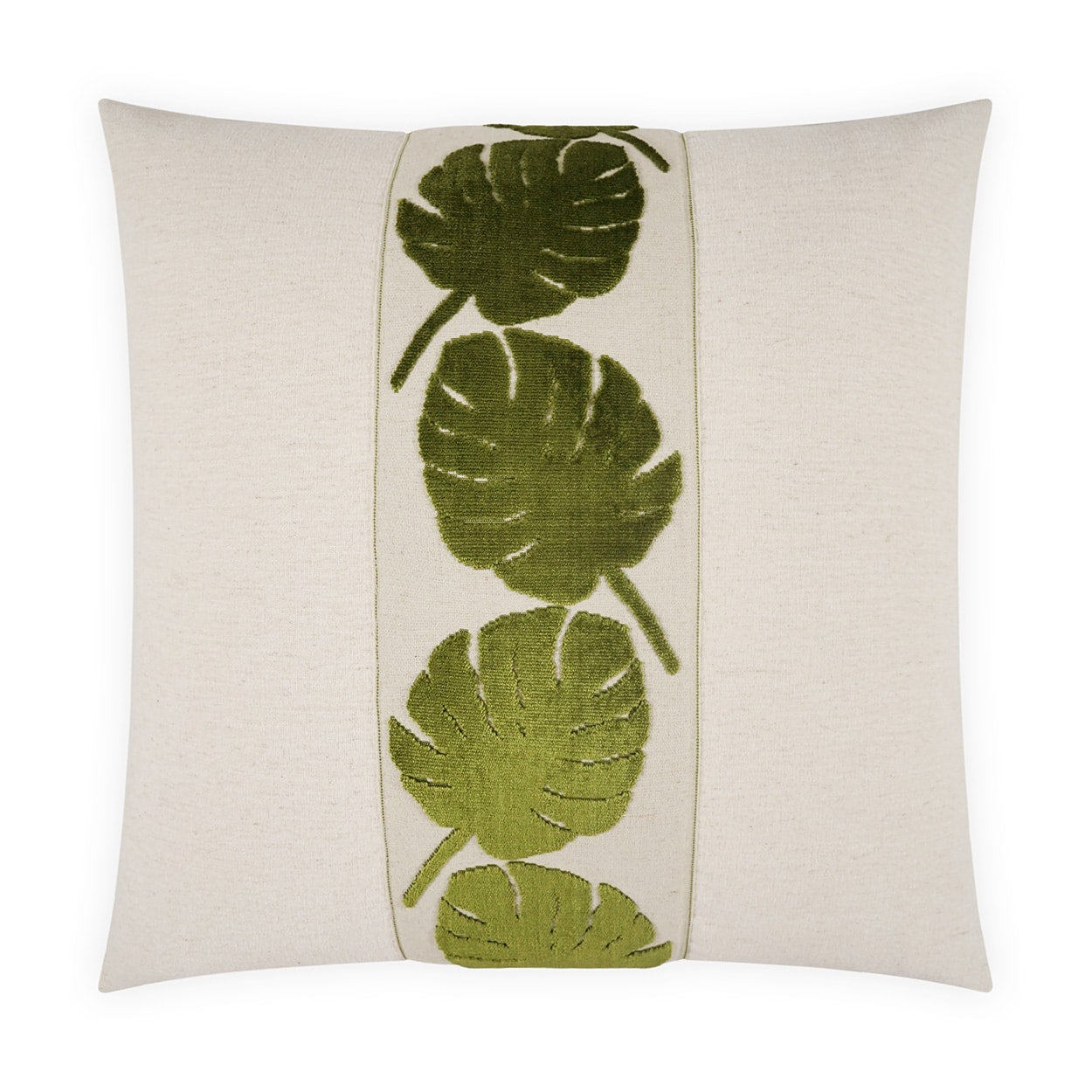 D.V. Kap Home Palm Leaf Pillow - Kiwi