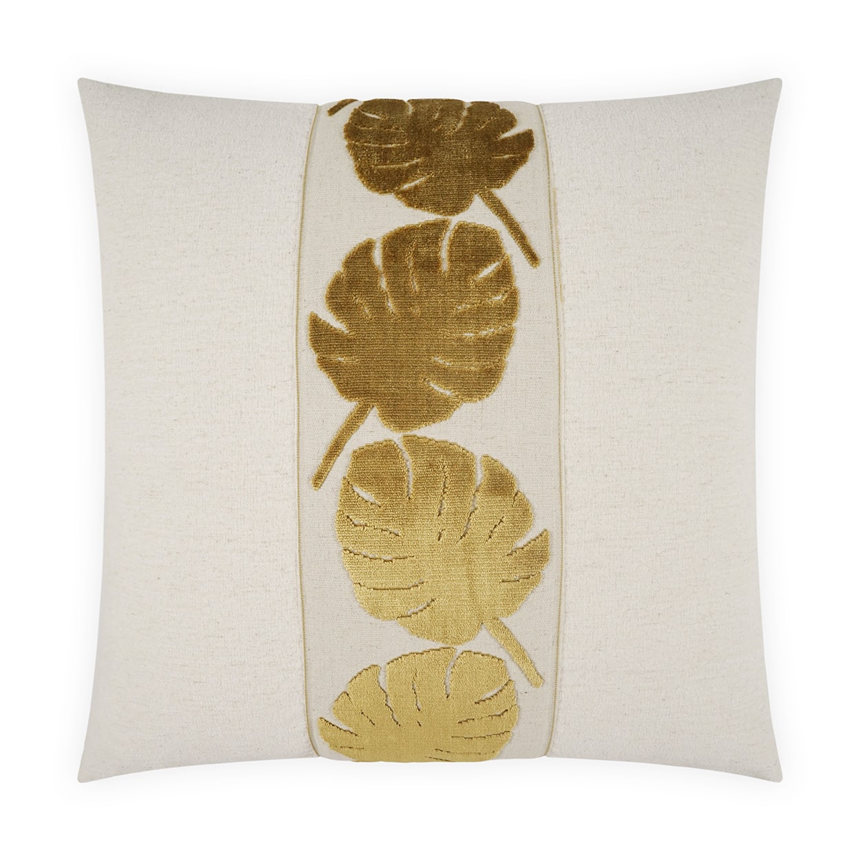 D.V. Kap Home Palm Leaf Pillow - Midas