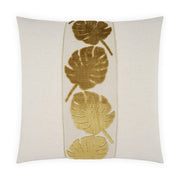 D.V. Kap Home Palm Leaf Pillow - Midas