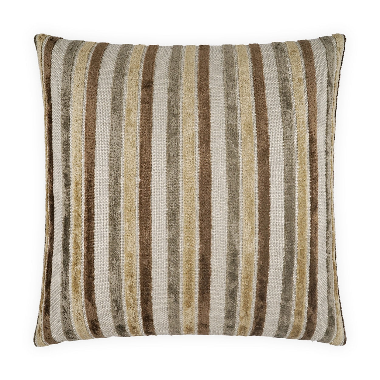 D.V. Kap Home Borderline Pillow - Mocha
